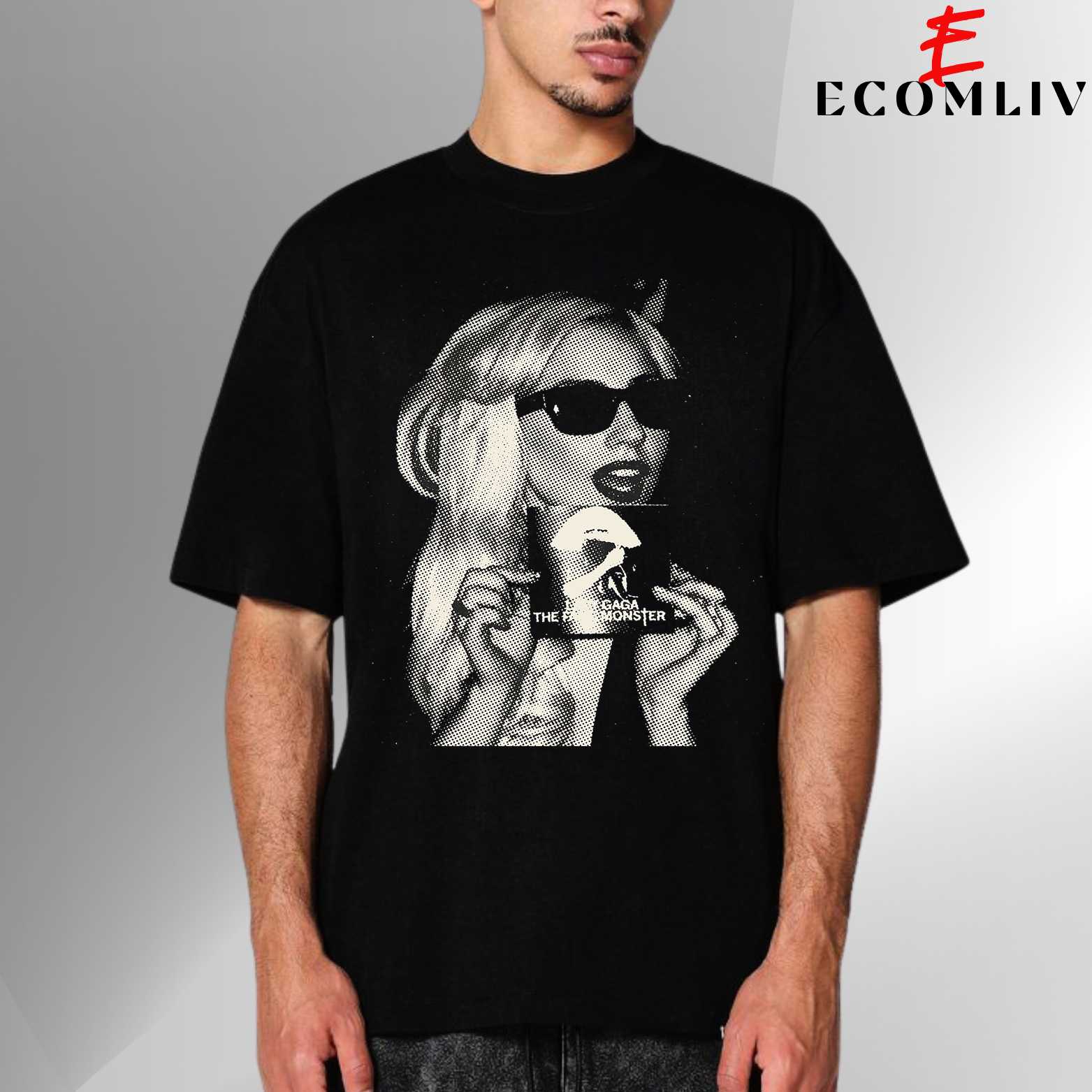 Lady Gaga The Fame Monster T Shirt, Unisex Album Tee, Pop Icon Streetwear Shirt